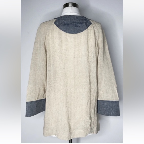 Tory Burch Gauze Tunic Top Tie Front Size: 6 - Picture 2 of 7